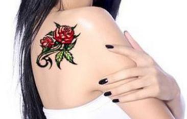 身上的色彩紋身（刺青）colourful tattoo on body