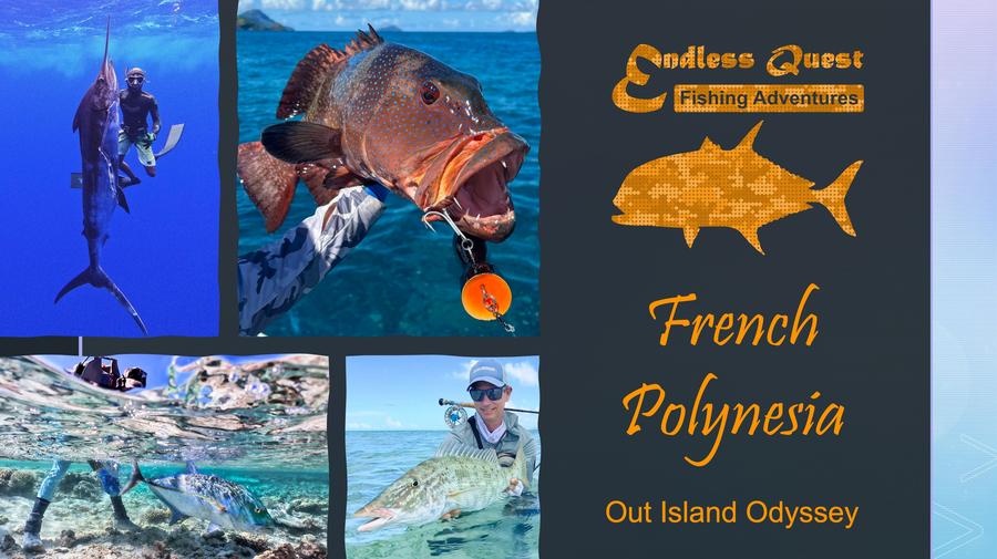 fly fishing in French Polynesia