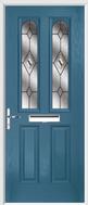 2 Panel 2 Arch Composite Door fusion glass