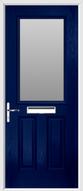 2 panel 1 square composite door obscure glass