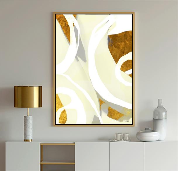 Gold Abstract Art, #Gold art, #abstract art, #Dubois Art