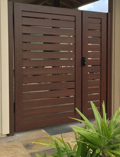 Aluminum on sale driveway gates