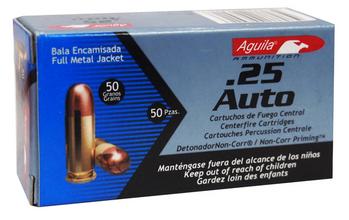 .25 Auto FMJ 50-Grain 755