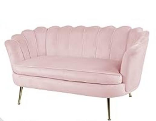 PINK LOVESEAT FOR RENT