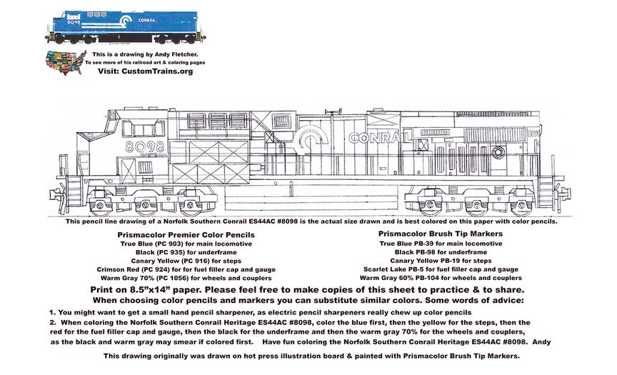 39 Train Coloring Pages (Free PDF Printables)