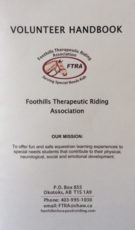 FTRA Volunteer Handbook
