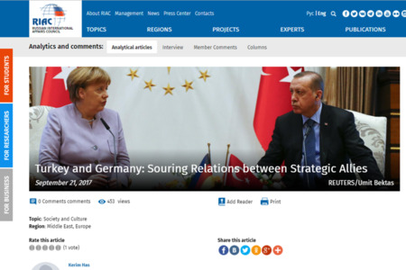 Turkey, Germany, RIAC, EU, NATO