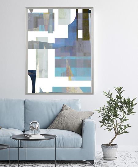 Geometric Art, #abstract art, #geometric, #blue art, #wallart, #design, #dubois art, #modern Art