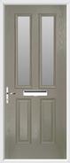 2 panel 2 square glazed composite door