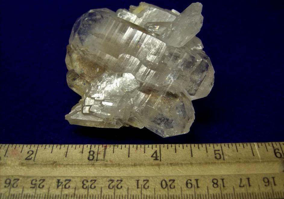 tabular QUARTZ crystals - Hot Springs, Garland County, Arkansas, USA - ex Rutgers Geology Museum