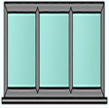 Style 54 anthracite grey window
