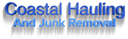 coastal hauling and junk removal text