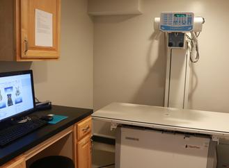 Main surgical suite of Cincinnati Hills Animal Clinic Montgomery Road location