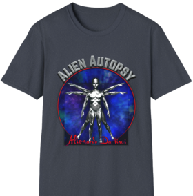 "Alienardo da Vinci" #3 Unisex Softstyle T-Shirt