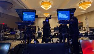 Teleprompter USA & 2 19 inch Camera-mounted Prompters
