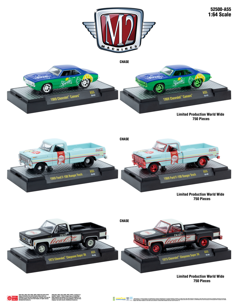 M2 Machines ミニカー 4台セット M2マシーン 1/64 Model Kit リリース38 1BOX 4台入