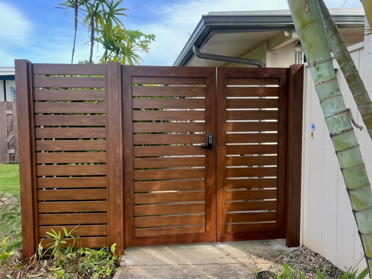 aluminum driveway gates Oahu