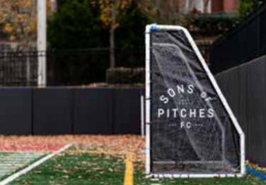 printed screen goal banner