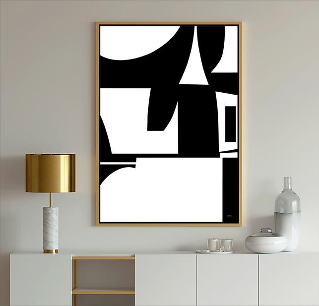 Black and white Abstract Art, #modern art, #abstract art