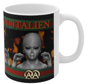 ITALIEN Designer #2 Ceramic Mug 11oz