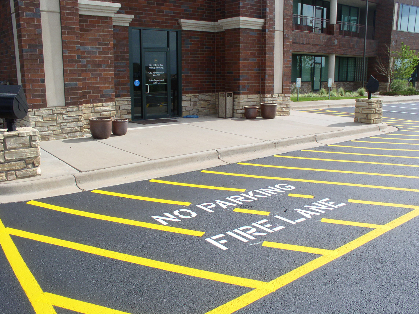 parking lot line striping services charlotte