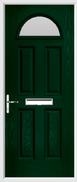 4 Panel 1 Arch Composite Door obscure glass