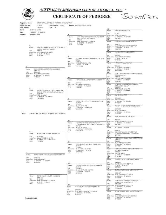 ASCA breeders