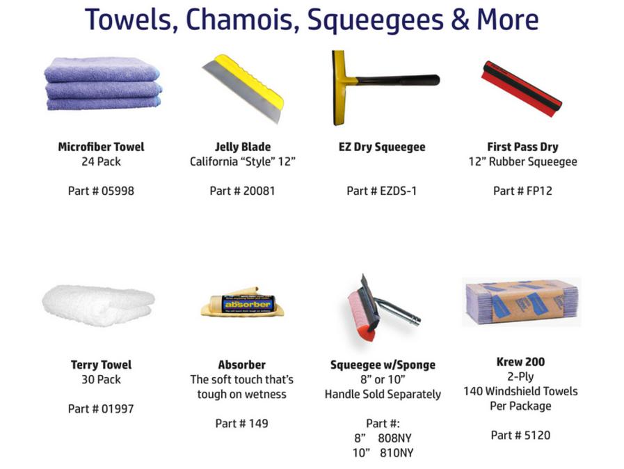 Towels & Squeegees