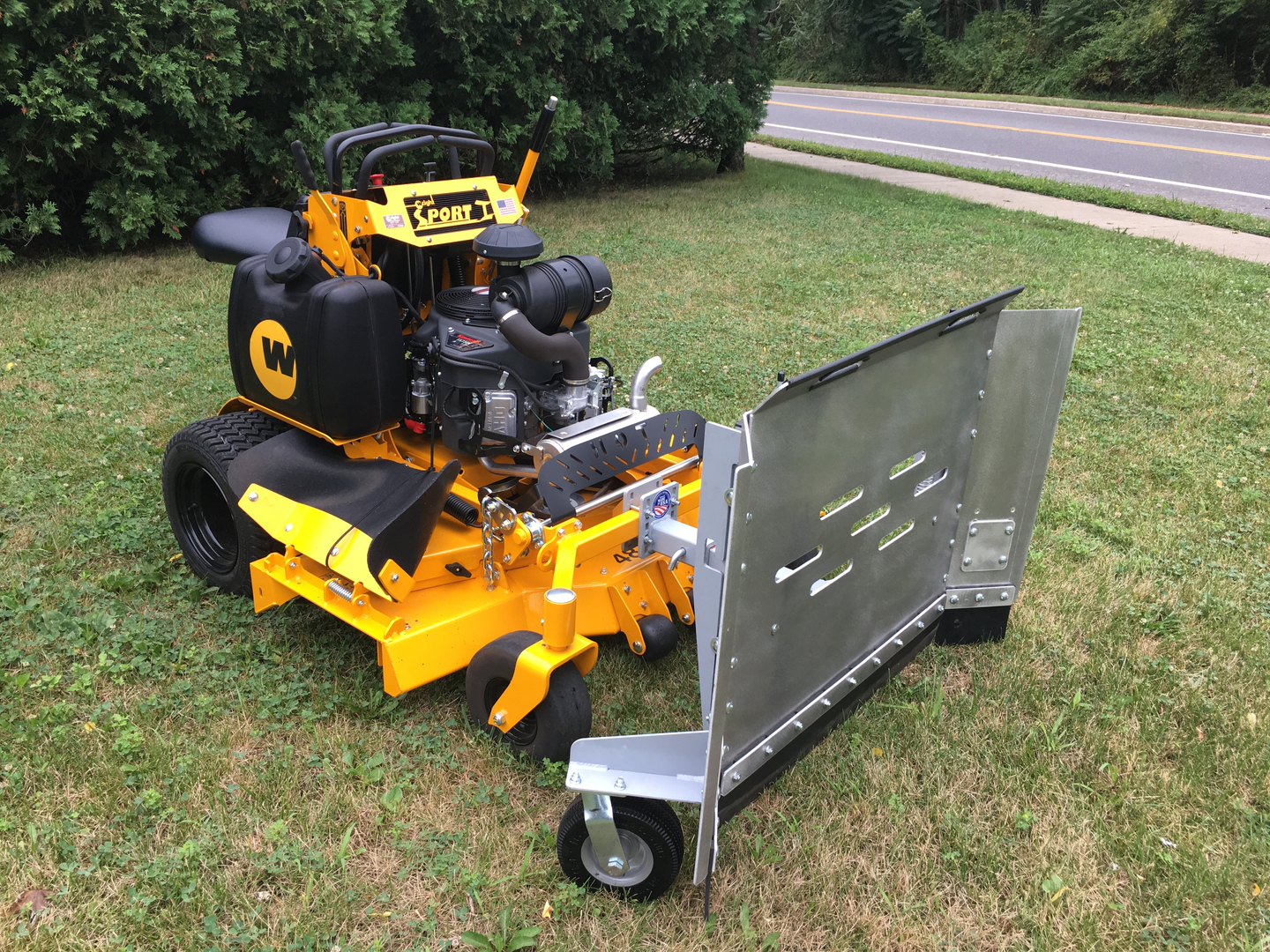 Leaf rake for zero turn deals mower