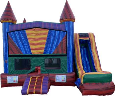 bounce house rental 14 foot water slide rental combo rental