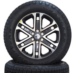 BRAND NEW! NOT TAKEOFFS! NEW FORD 20" MACHINED AND GREY STX WHEELS WITH NEW 275/60R20 GOODYEAR WRANGLER TRAILRUNNER AT