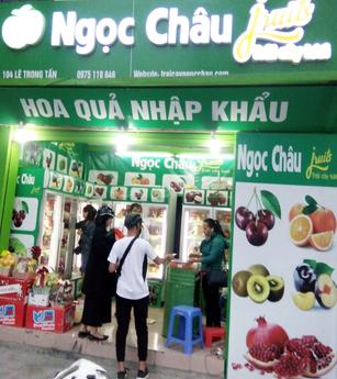 Trái cây nhập khẩu, trái cây nhập khẩu Ngọc Châu