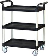 3 shelf plastic utility carts, 3 tier plastic utility carts