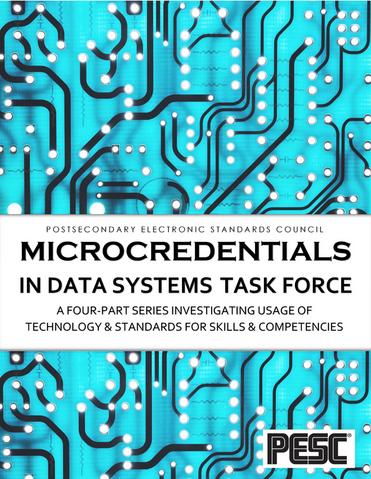 PESC Microcredentials in Data Systems Task Force
