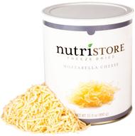 Nutristore Freeze-Dried Shredded Mozzarella Cheese #10 Can – 20 Servings