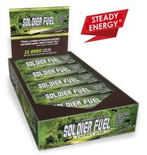 Soldier Fuel Steady Energy Bars, Real Chocolate (Box of 15)