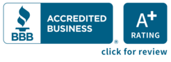 Better Business Bureau A + Accreditation Seal