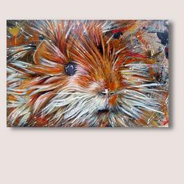 guinea pig, animal paiinting, pocket pets, large painting