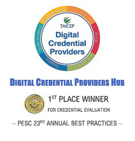 TAICEP Digital Credential Providers Hub Awarded 1st Place in PESC 23rd Annual Best Practices for Credential Evaluation