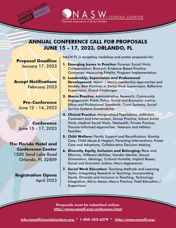 Call for Proposals Flyer