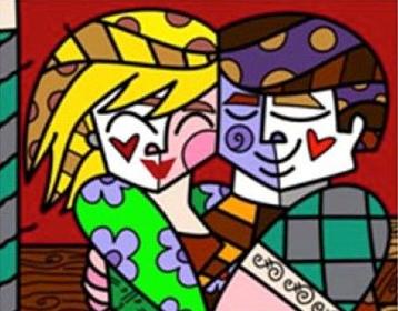 Romero Britto So Happy Blonde