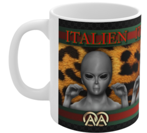 ITALIEN Designer #4 Ceramic Mug 11oz