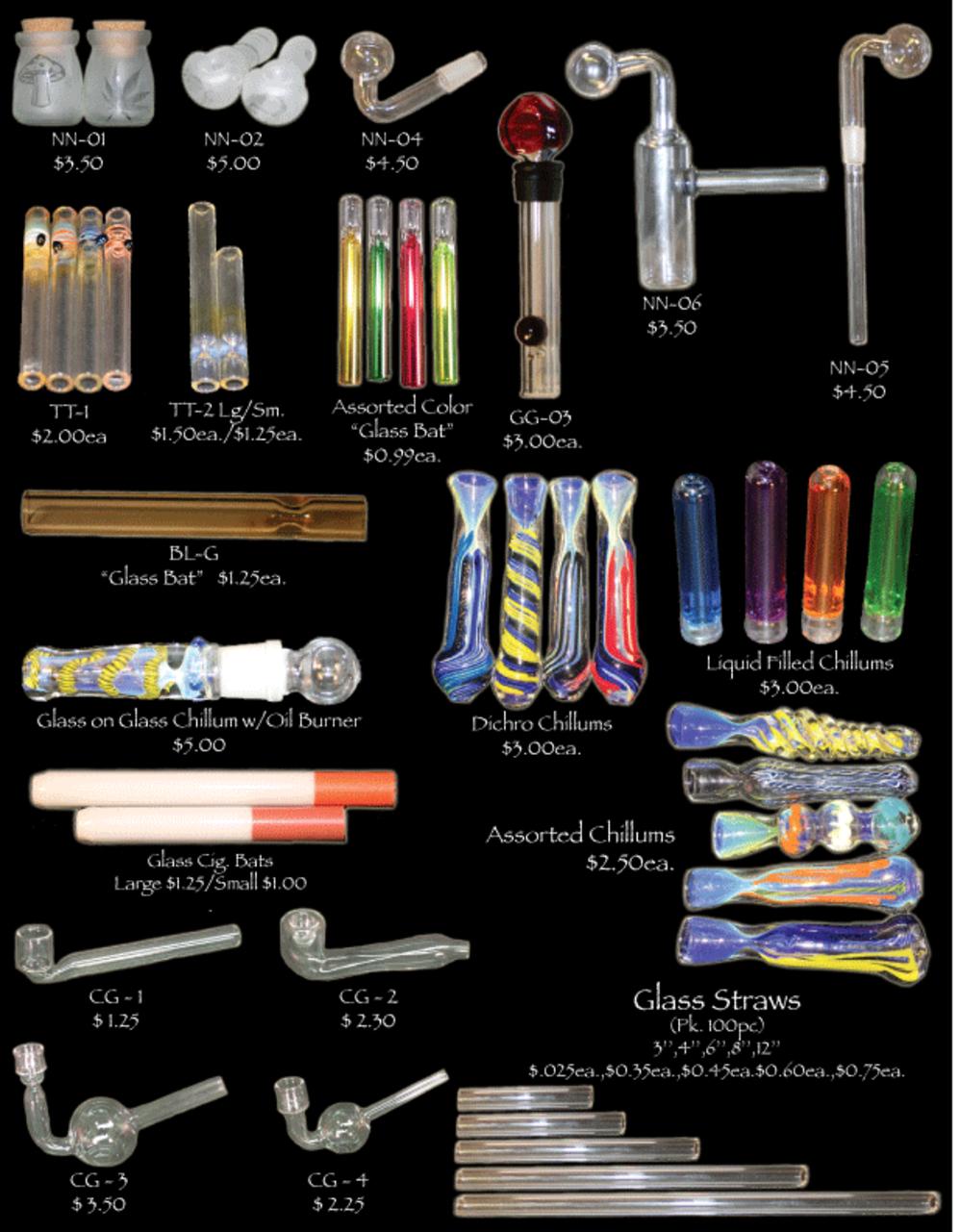 One Hitter Pipes, Chillums
