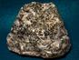 fluorescing Sphalerite, Franklinite-Magnetite, Diopside, Willemite, Calcite, Sterling Mine, Sterling Hill, Ogdensburg, Franklin Mining District, Sussex County, New Jersey, USA, ex Franklin Mineral Museum, ex Anthony Den Uyl