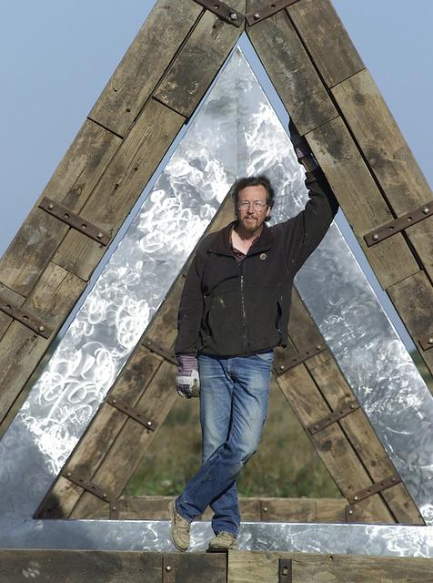 “Kevin J. O’Dwyer directing Sculpture in the Parklands – Ireland’s first environmental sculpture park”