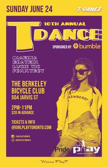 GirlPlay Toronto Pride 2018 T-Dance