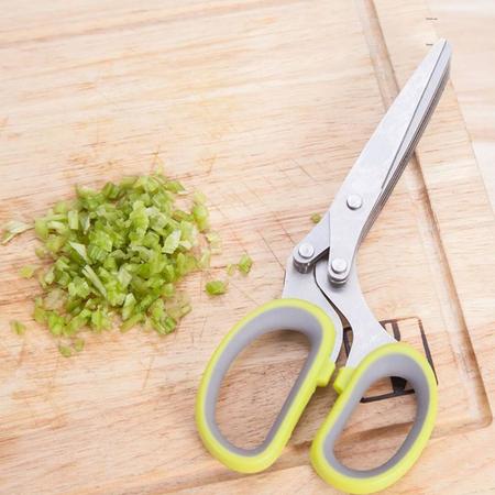 Stainless Steel Kitchen Scissors 5 Blade Chopped Green Onion Scissors 5  Layer Scissors Shredded Scallion Cut Herb Scissors - Buy Stainless Steel Kitchen  Scissors 5 Blade Chopped Green Onion Scissors 5 Layer