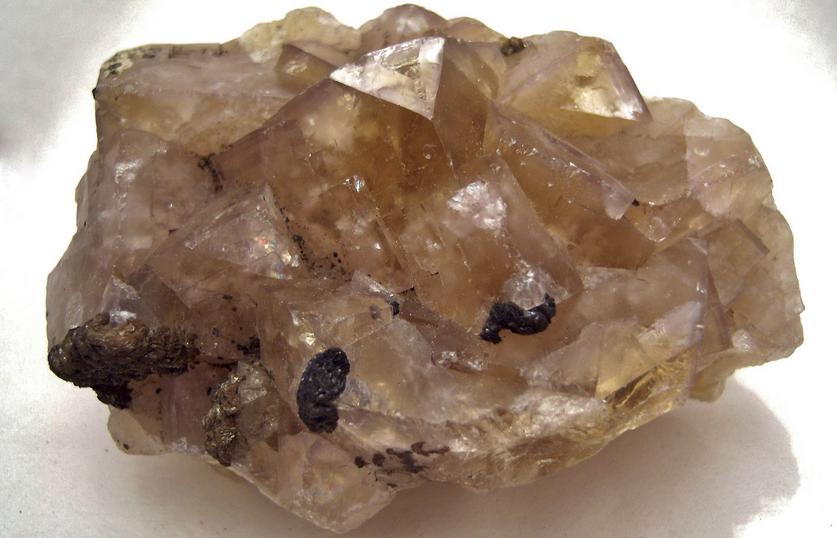 fluorescent FLUORITE, SIDERITE - Hilton Mine, Scordale, Hilton (Murton), Escarpment District, Eden, North Pennines, South Eastern Region (Westmorland), Cumbria, England, United Kingdom - for sale