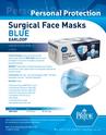 MedPride Surgical Ear Loop Face Masks - Blue