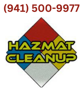 Hazmat Cleanup, LLC logo representing our hoarding home cleanout services in Sarasota, FL.